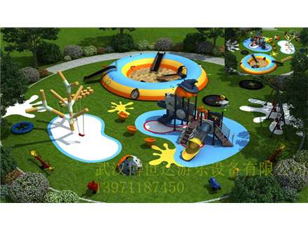 塑料组合滑梯 (112)